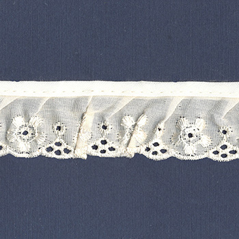 Tira dacrón plis c/bies ivory-422604BI-04